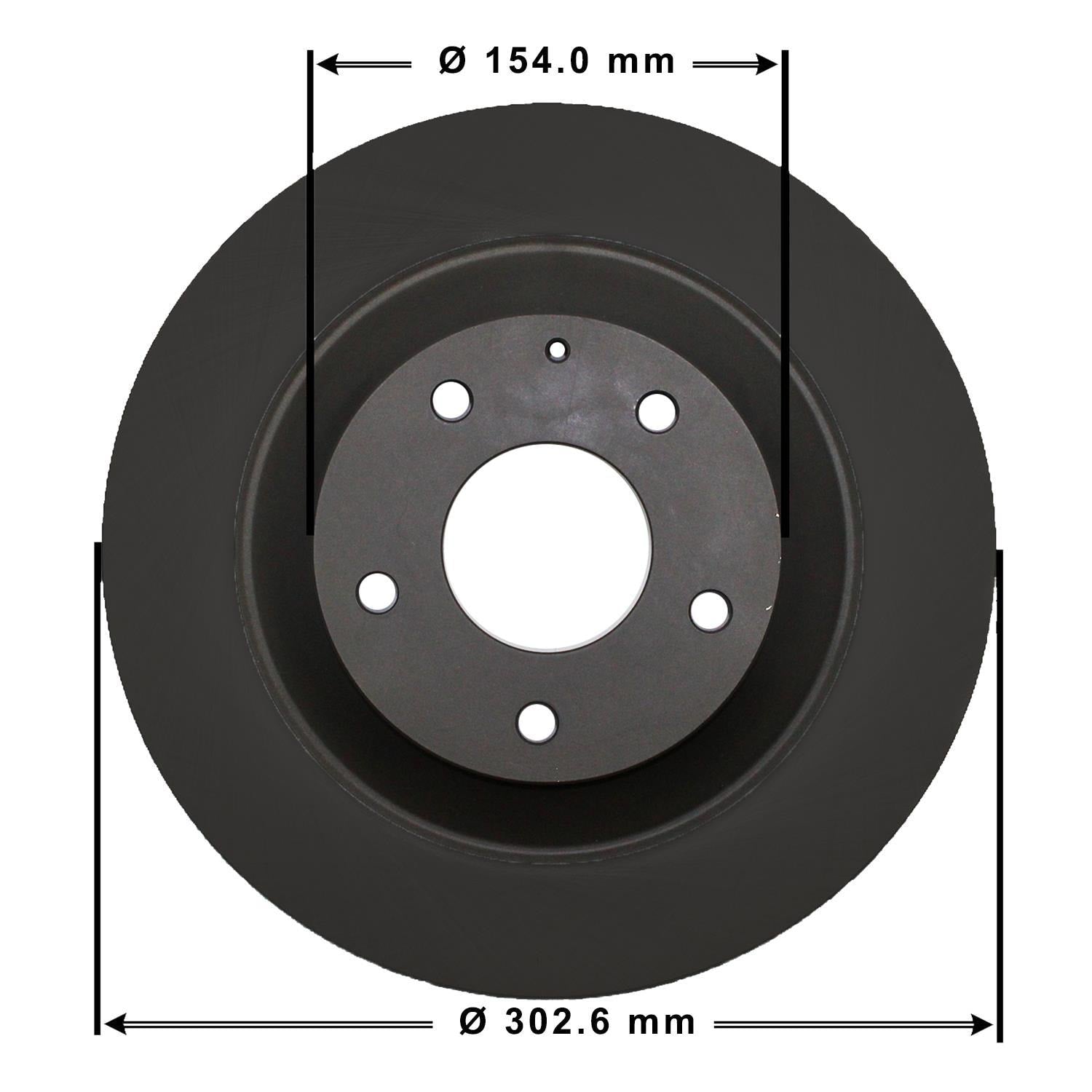 Gold Disc Brake Rotor 77105DG