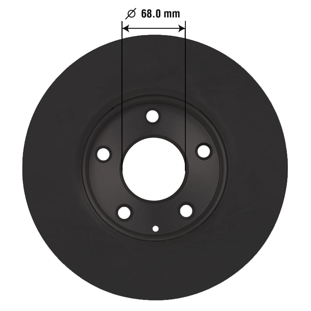 Gold Disc Brake Rotor 77109DG
