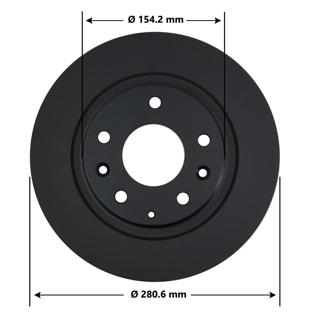 Gold Disc Brake Rotor 77115DG