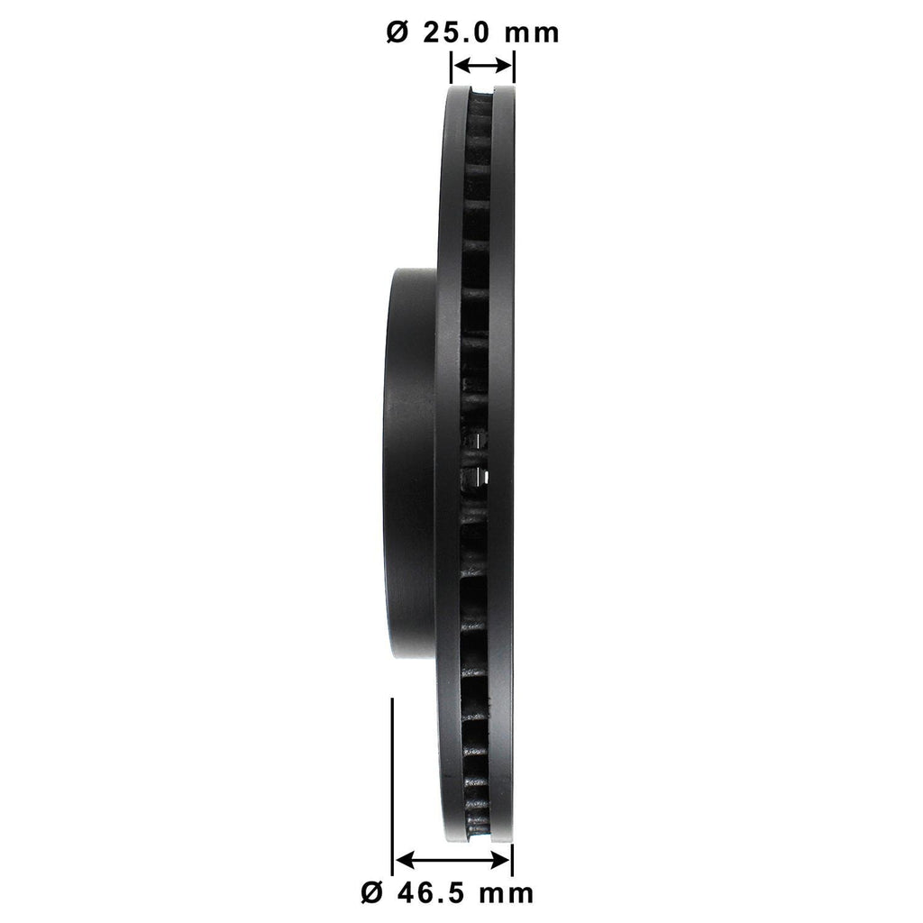 Gold Disc Brake Rotor 77122DG