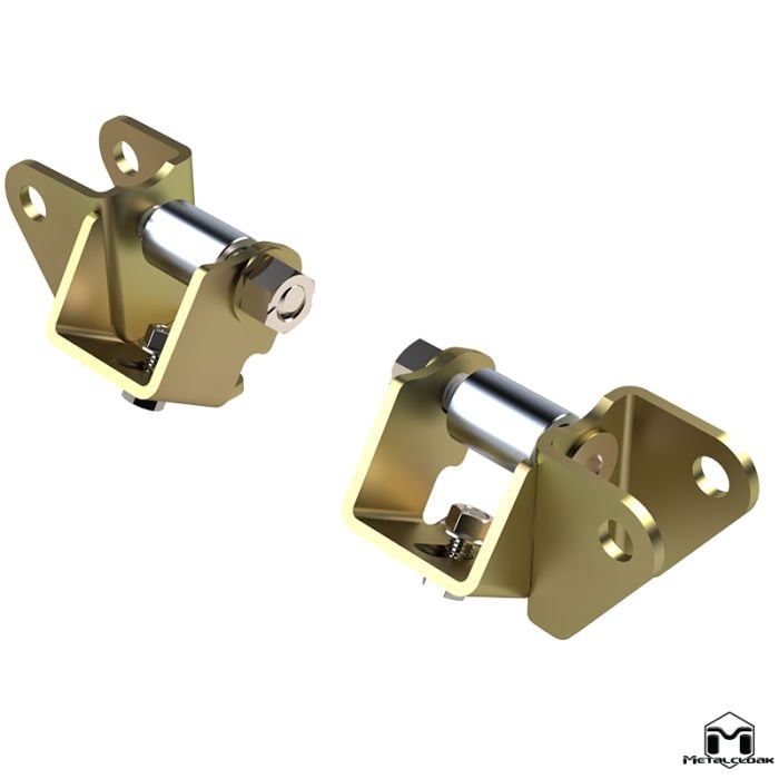 Outboard Shock Mount Spacer, Relocation Kit, Lower Front, JT Gladiator Mojave