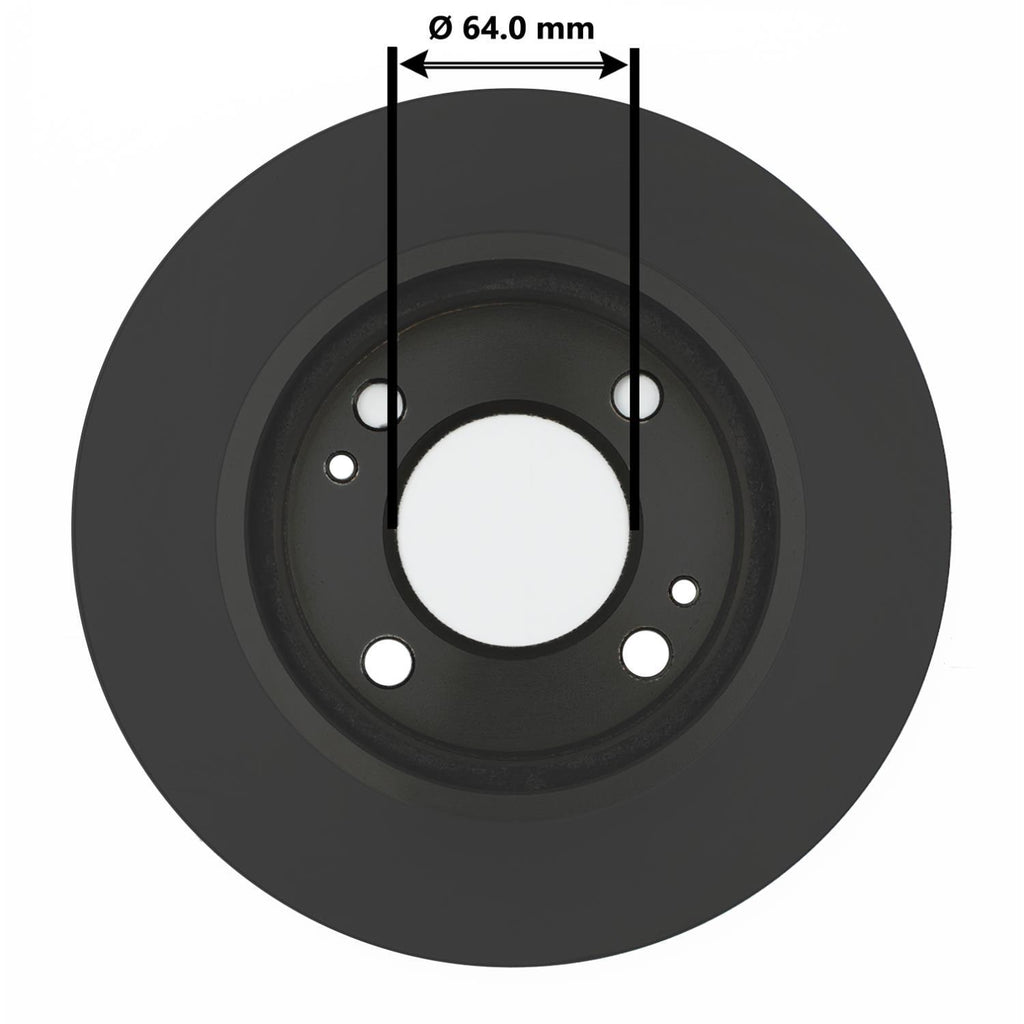 Gold Disc Brake Rotor 77507DG