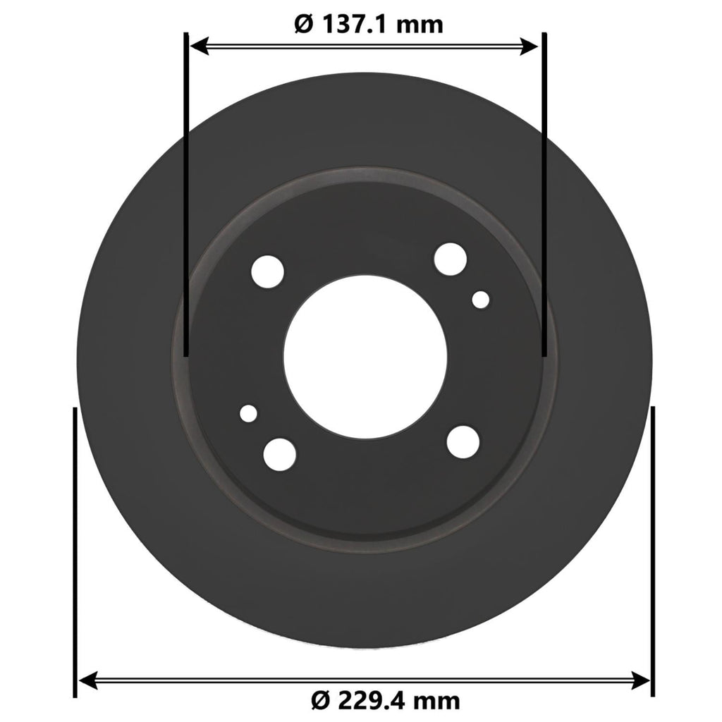 Gold Disc Brake Rotor 77507DG