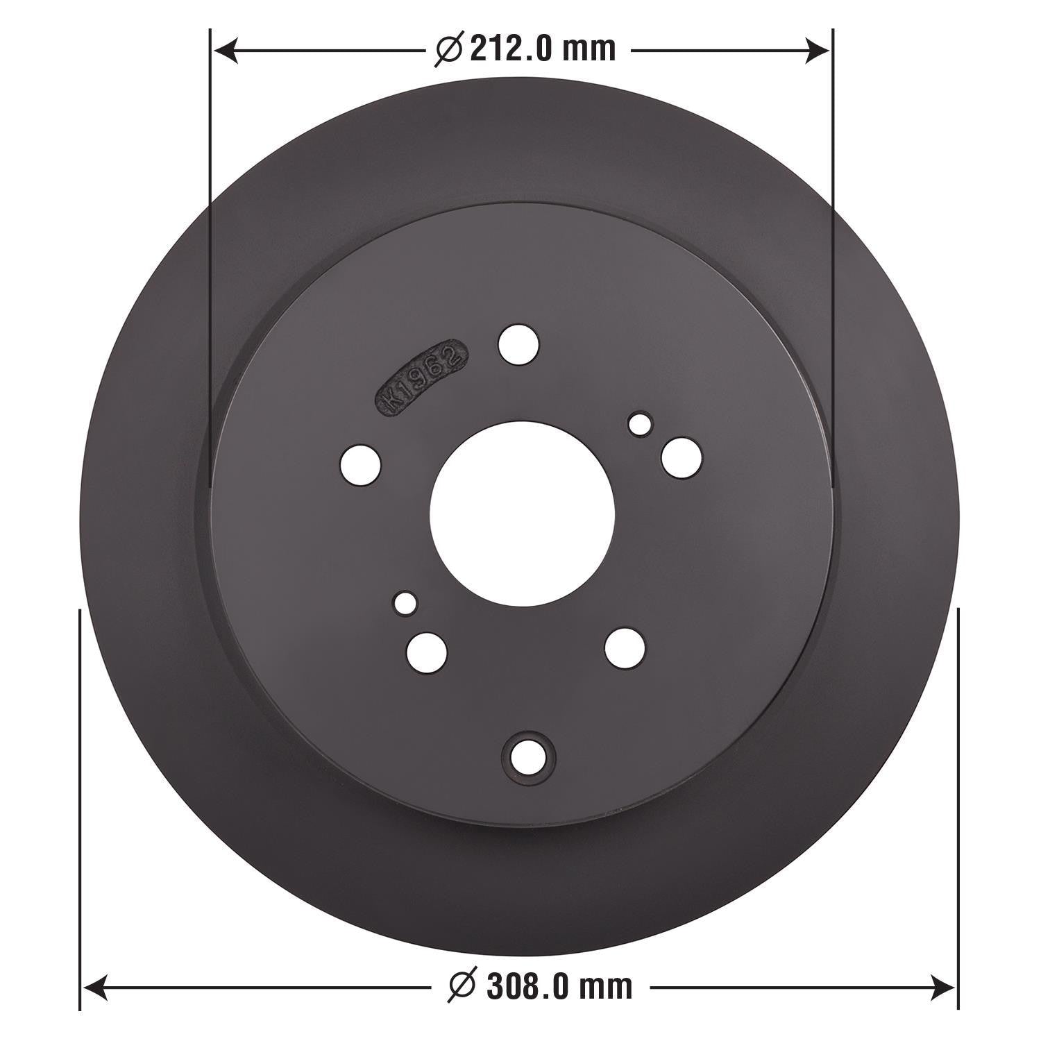 Gold Disc Brake Rotor 79314DG