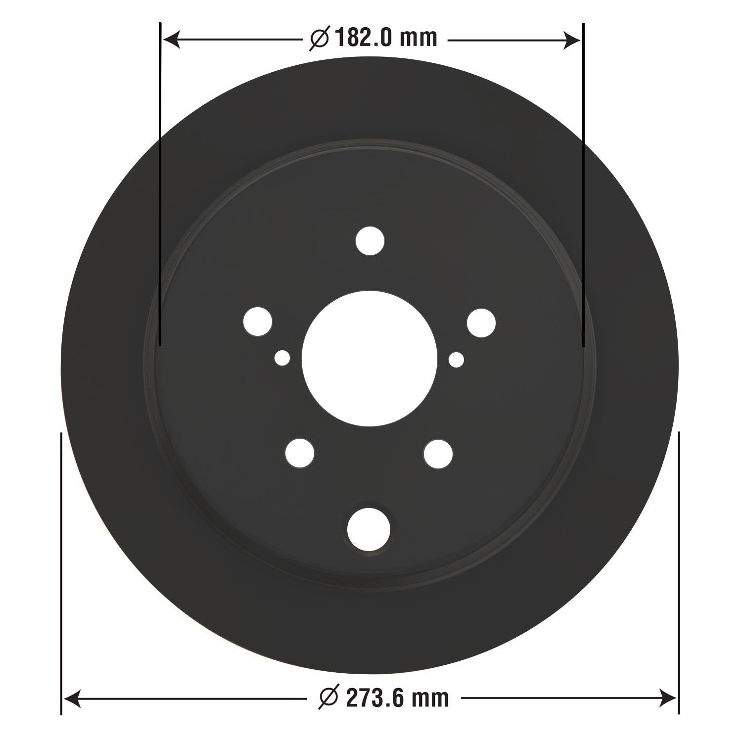 Gold Disc Brake Rotor 79504DG