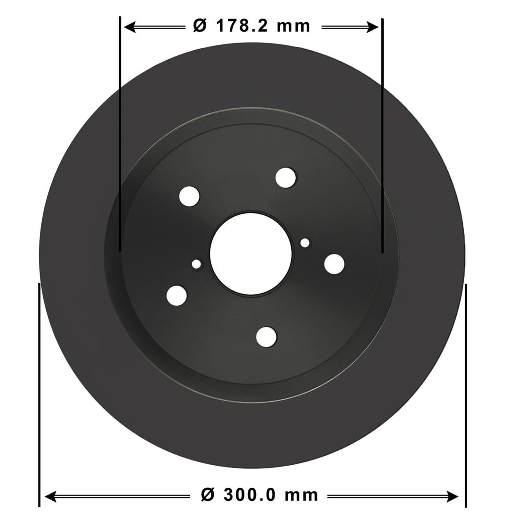 Gold Disc Brake Rotor 79507DG
