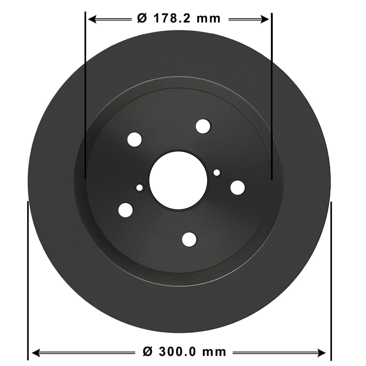 Gold Disc Brake Rotor 79507DG
