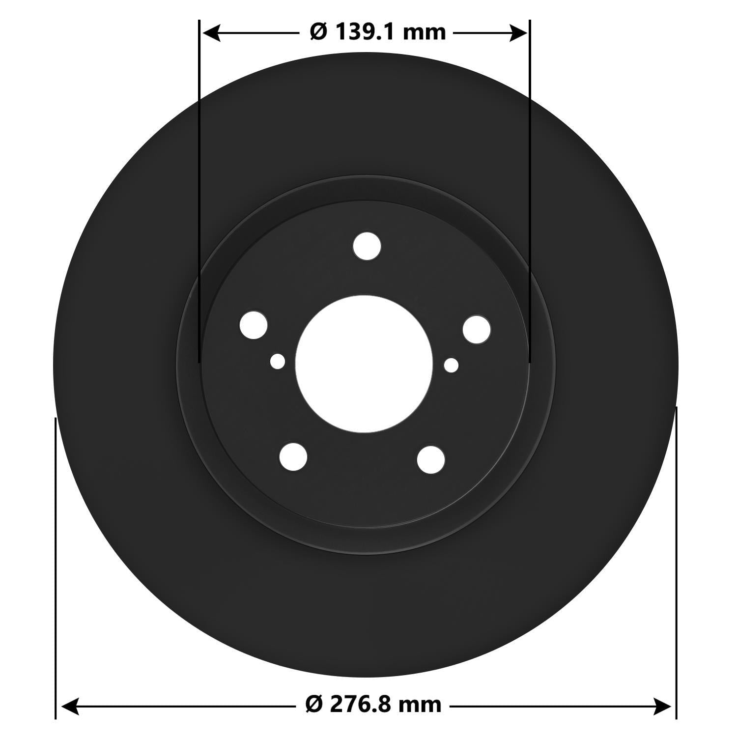 Gold Disc Brake Rotor 79511DG