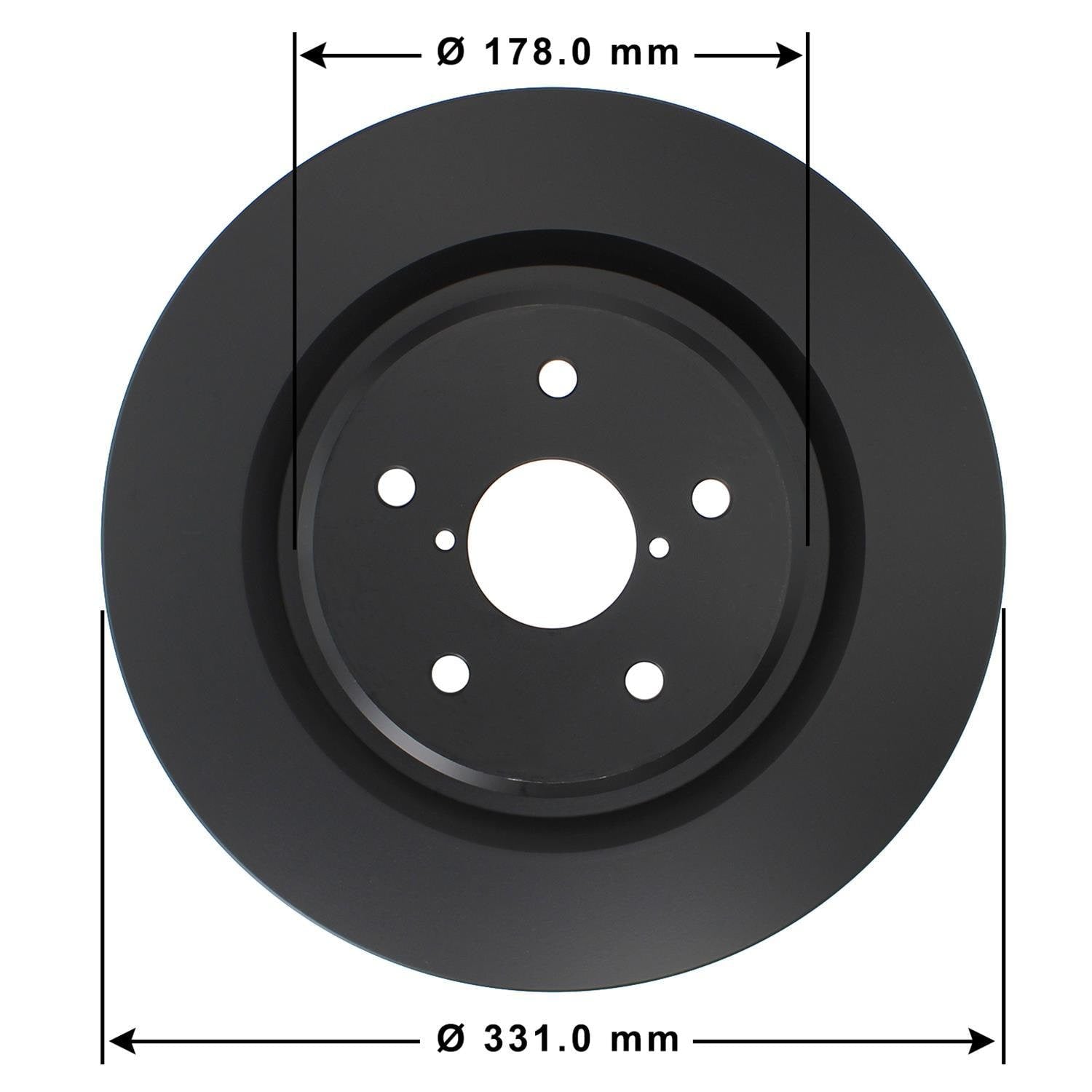 Gold Disc Brake Rotor 79513DG