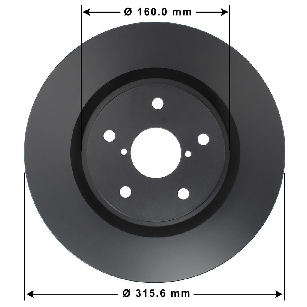 Gold Disc Brake Rotor 79516DG