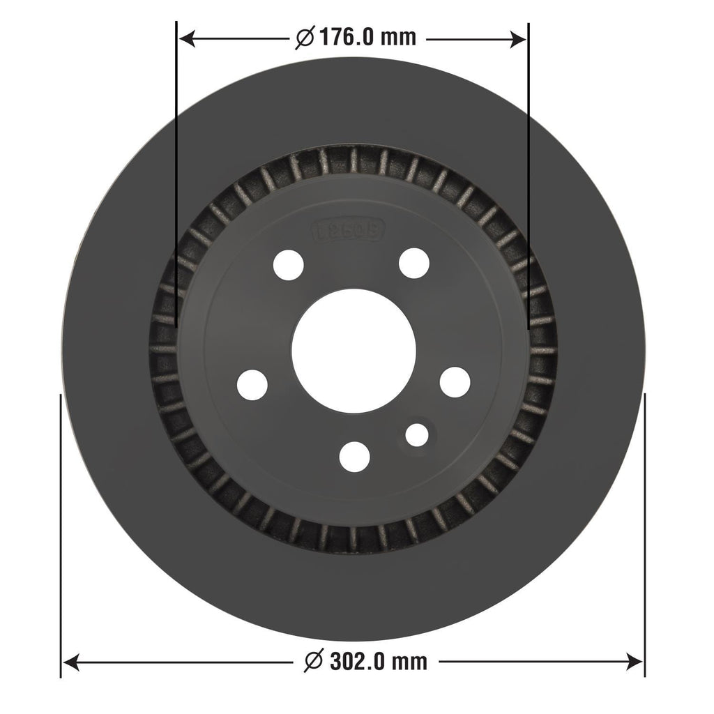 Gold Disc Brake Rotor 79904DG