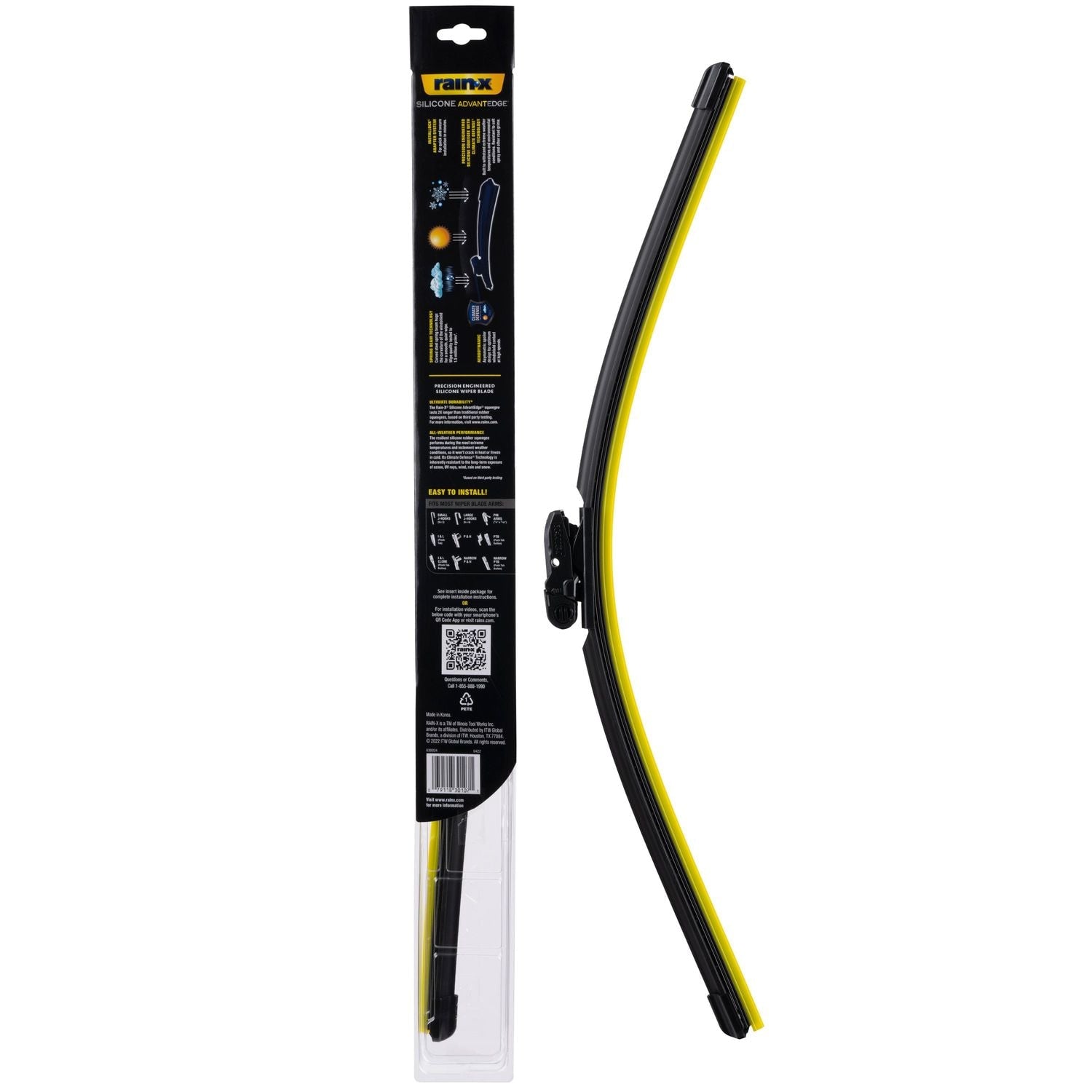 Rain-X Silicone AdvantEdge 24in Wiper Blade 830024Z