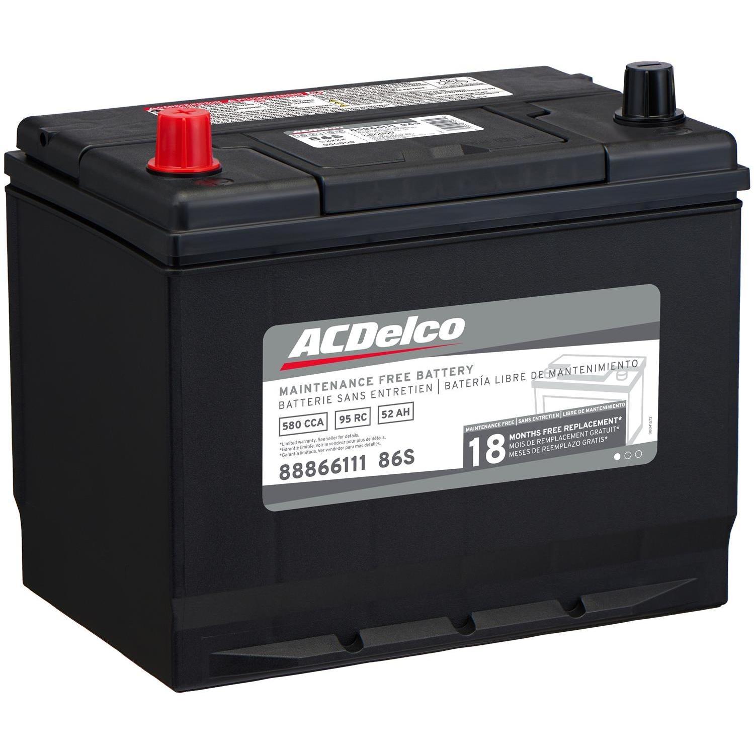 Silver Group Size 86 Battery 86S