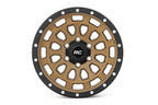 Rough Country 87 Series Wheel | Simulated Beadlock | Bronze/Black | 17x8.5 | 5x5 | +0mm