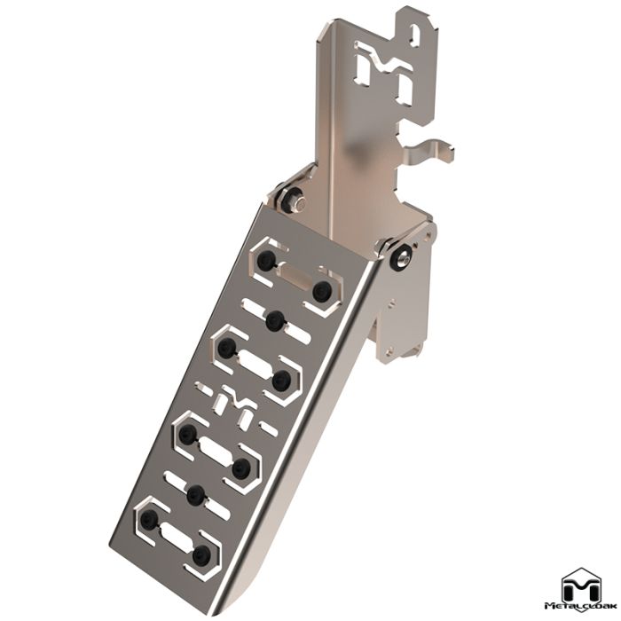 End Jeep Leg Fatigue | Stainless Steel Dead Pedal, JL Wrangler | JT Gladiator