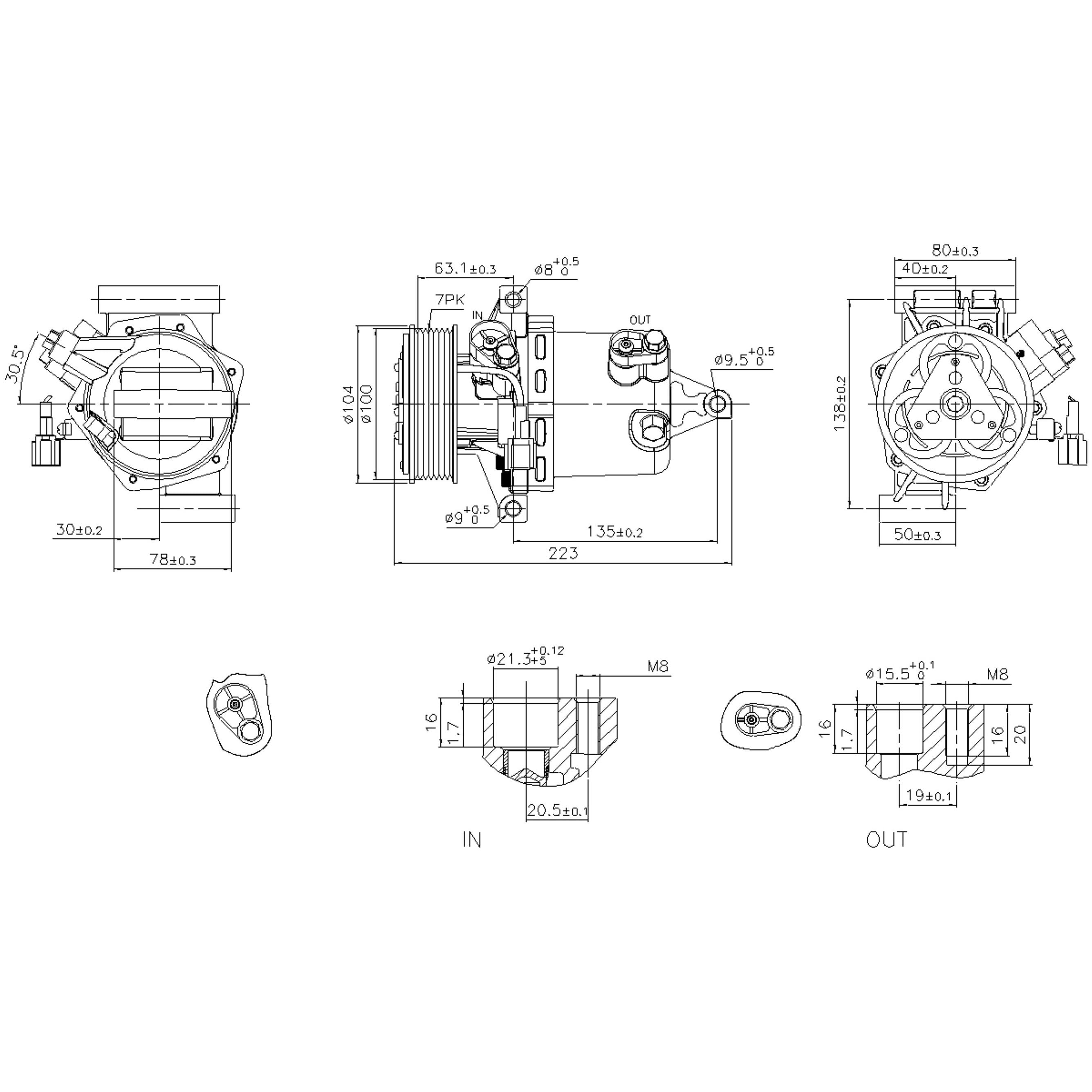 Nissens A/C Compressor 890053