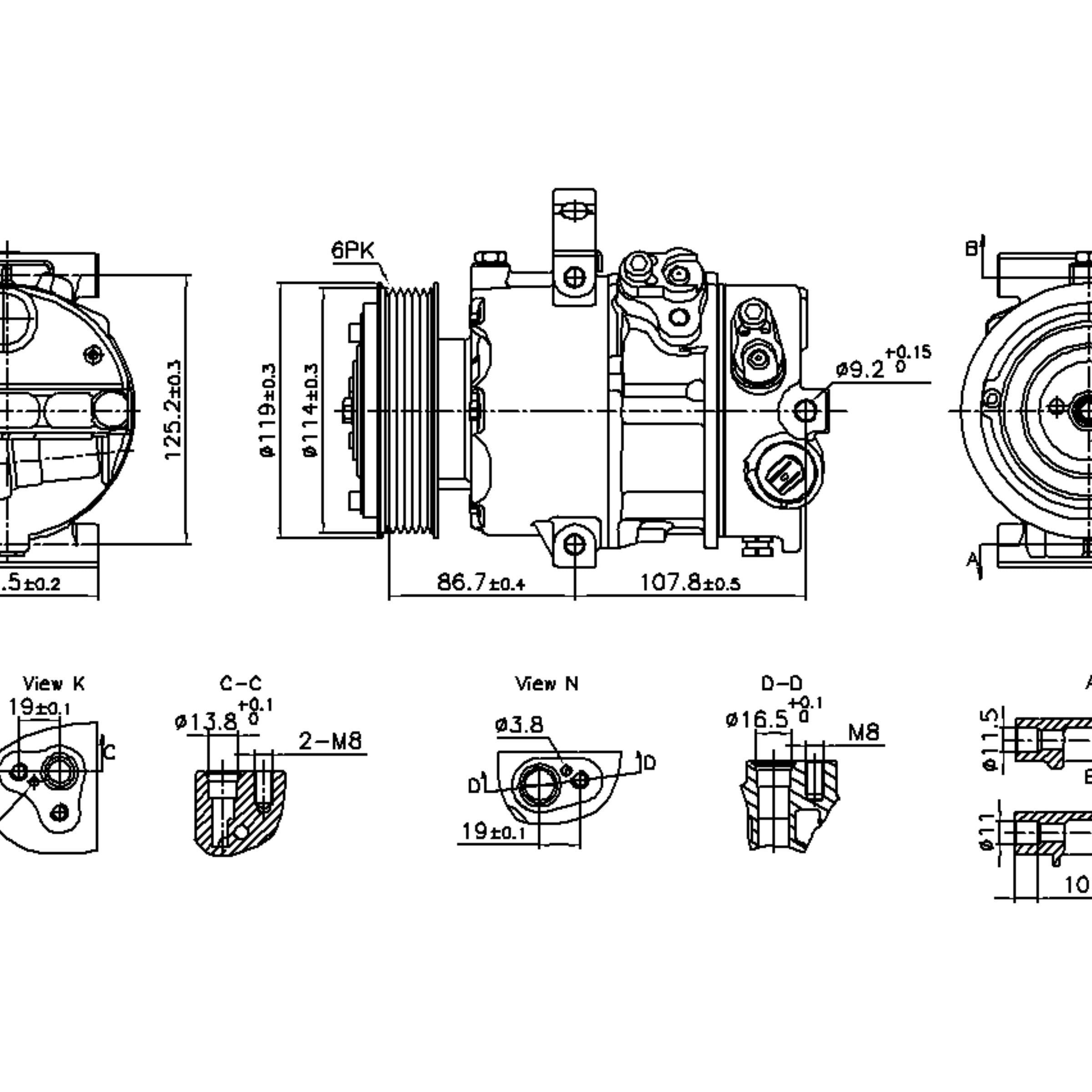 Nissens A/C Compressor 890751