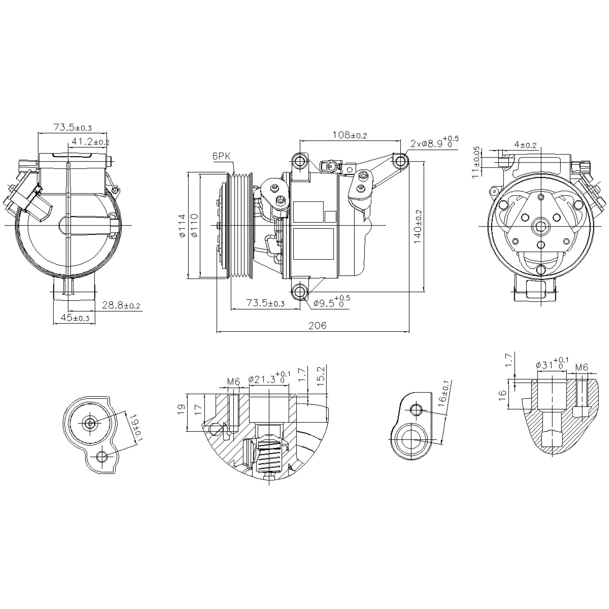 Nissens A/C Compressor 890948