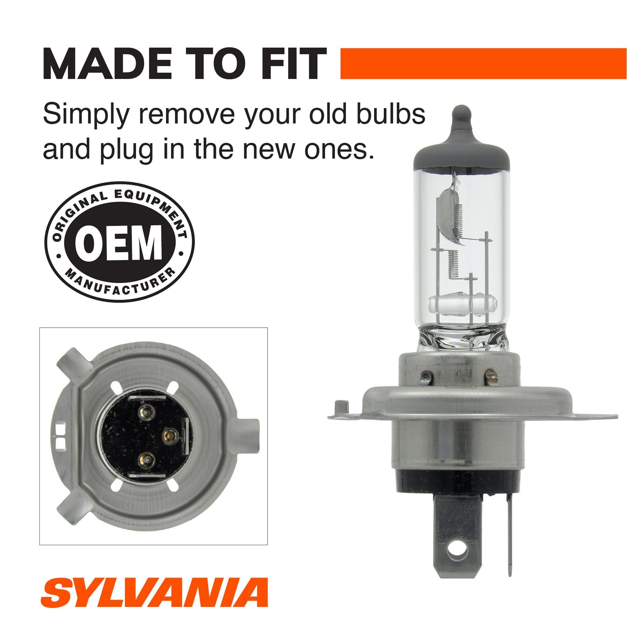 Sylvania Basic Headlight and Fog Light Bulb 9003-2