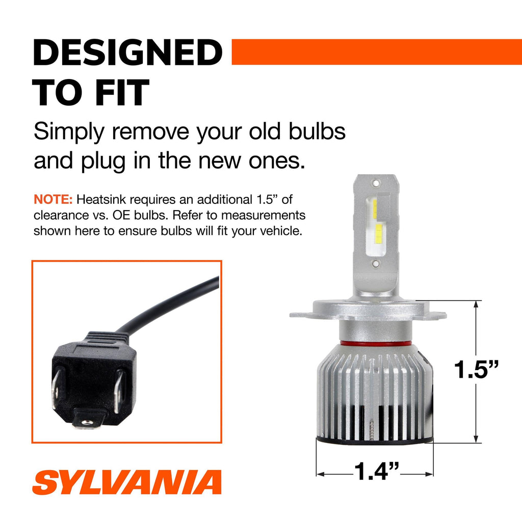 Sylvania LED Bulb 9003LEDSPBX2