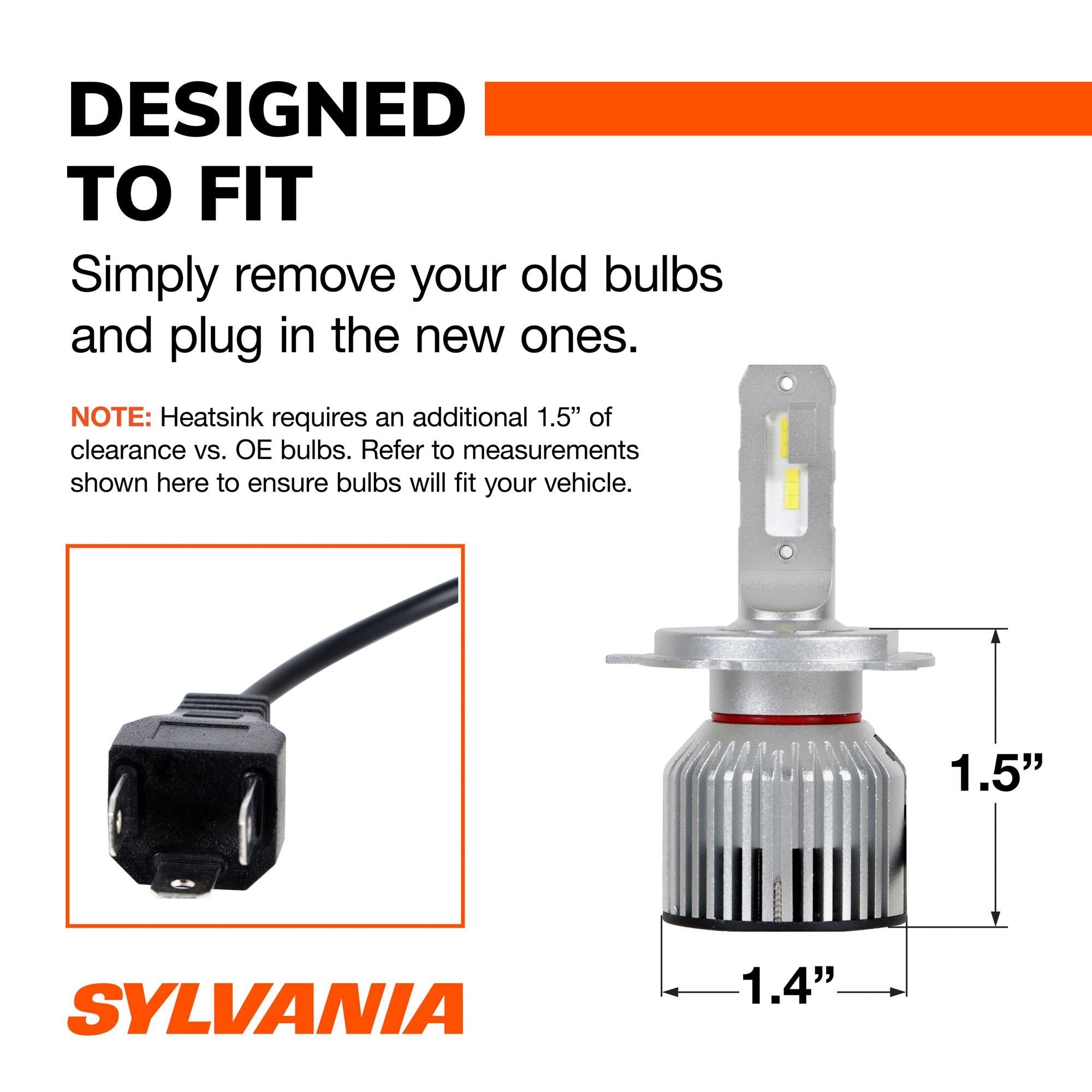 Sylvania LED Bulb 9003LEDSPBX2