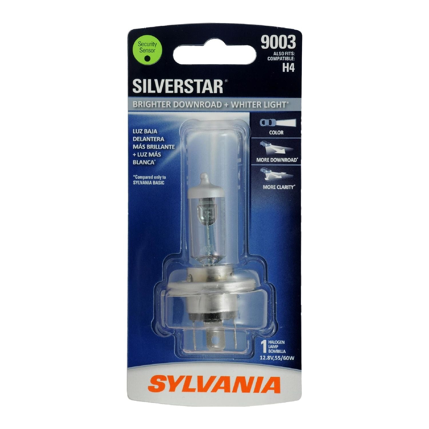 SilverStar Headlight and Fog Light Bulb 9003ST