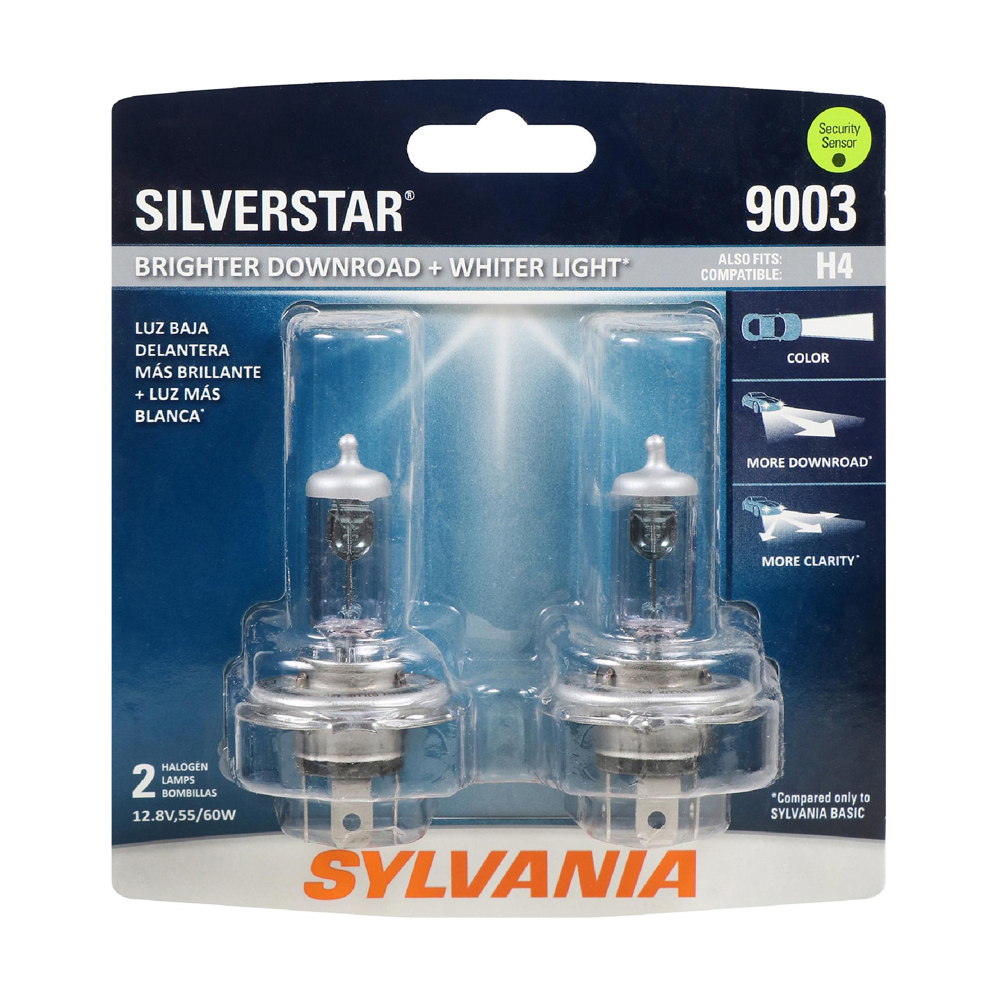 SilverStar Headlight and Fog Light Bulb 9003ST-2