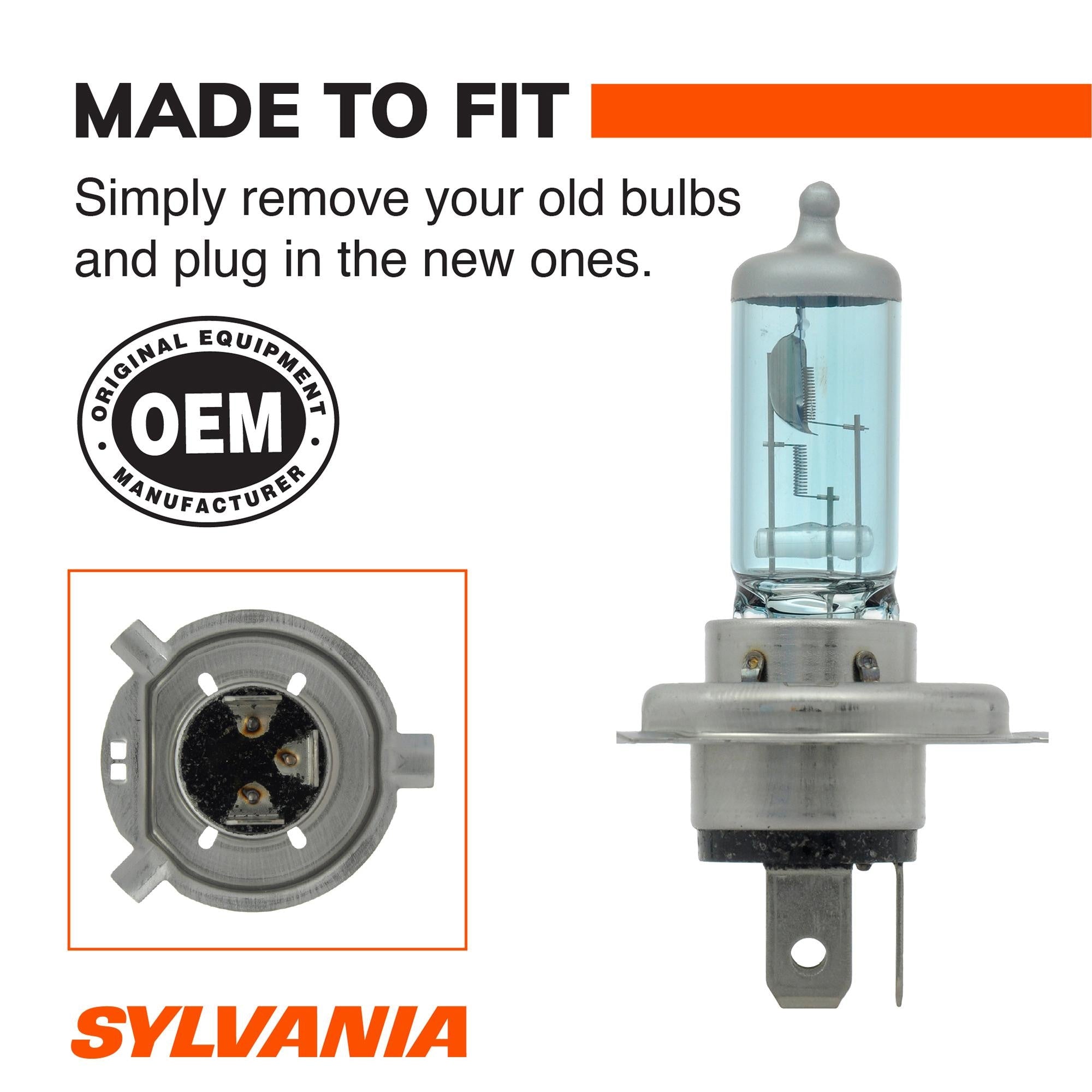 SilverStar Headlight and Fog Light Bulb 9003ST-2