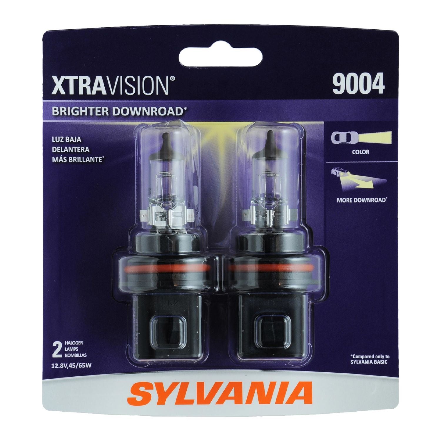 Sylvania XtraVision Headlight Bulb 9004XV-2