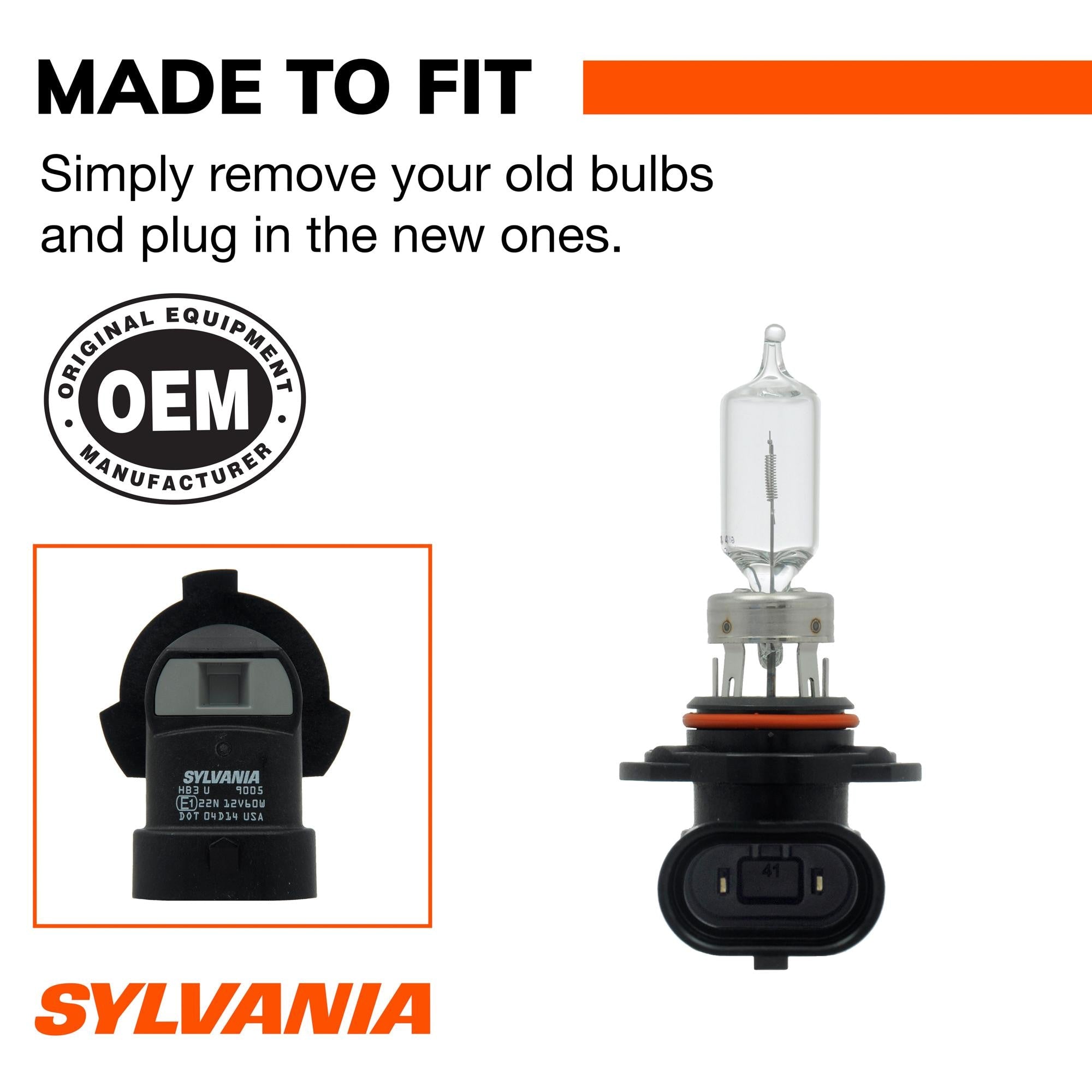 Sylvania Basic Headlight and Fog Light Bulb 9005