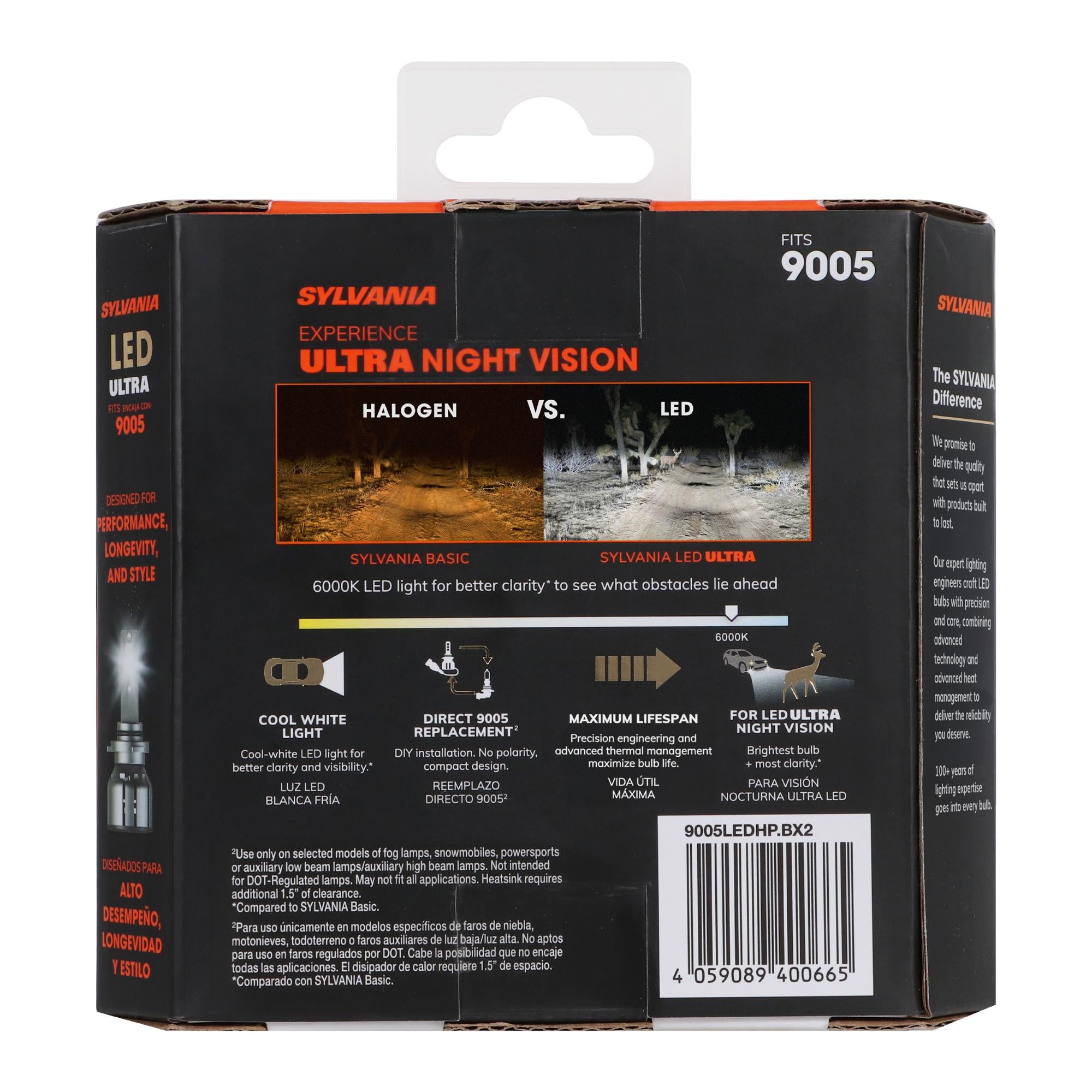 Sylvania LED Ultra Bulb 9005LEDHPBX2