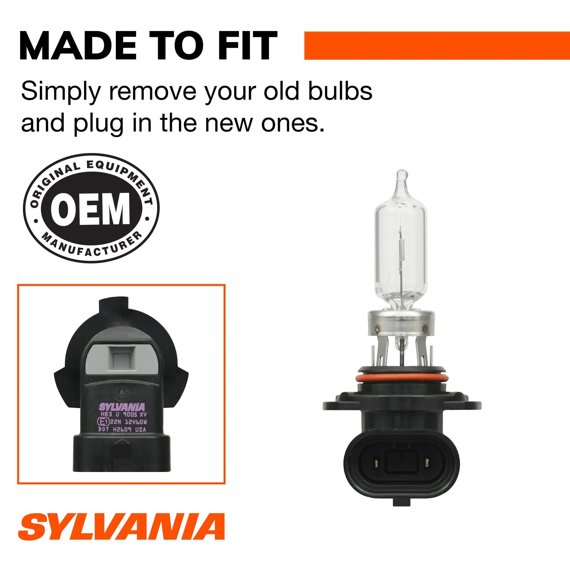 Sylvania XtraVision Headlight Bulb 9005XV