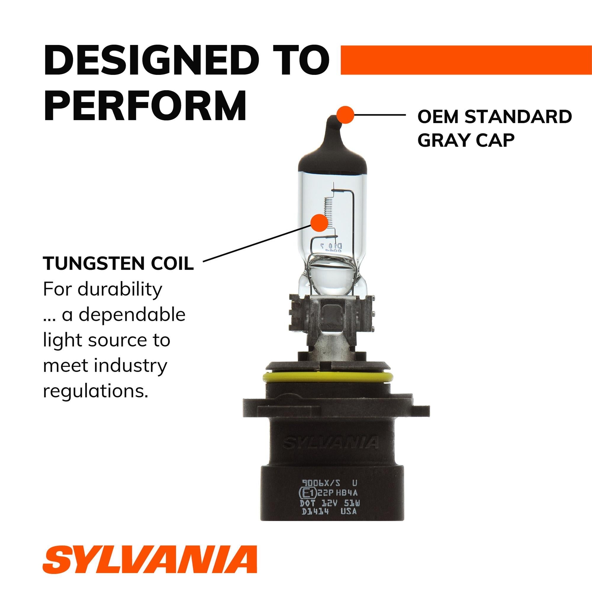 Sylvania Basic Headlight Bulb 9006XS