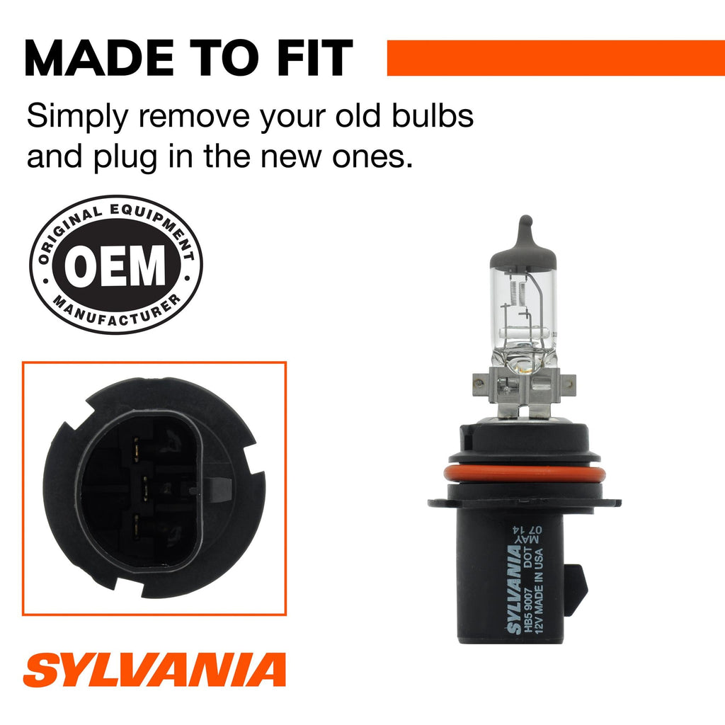 Sylvania Basic Headlight Bulb 9007