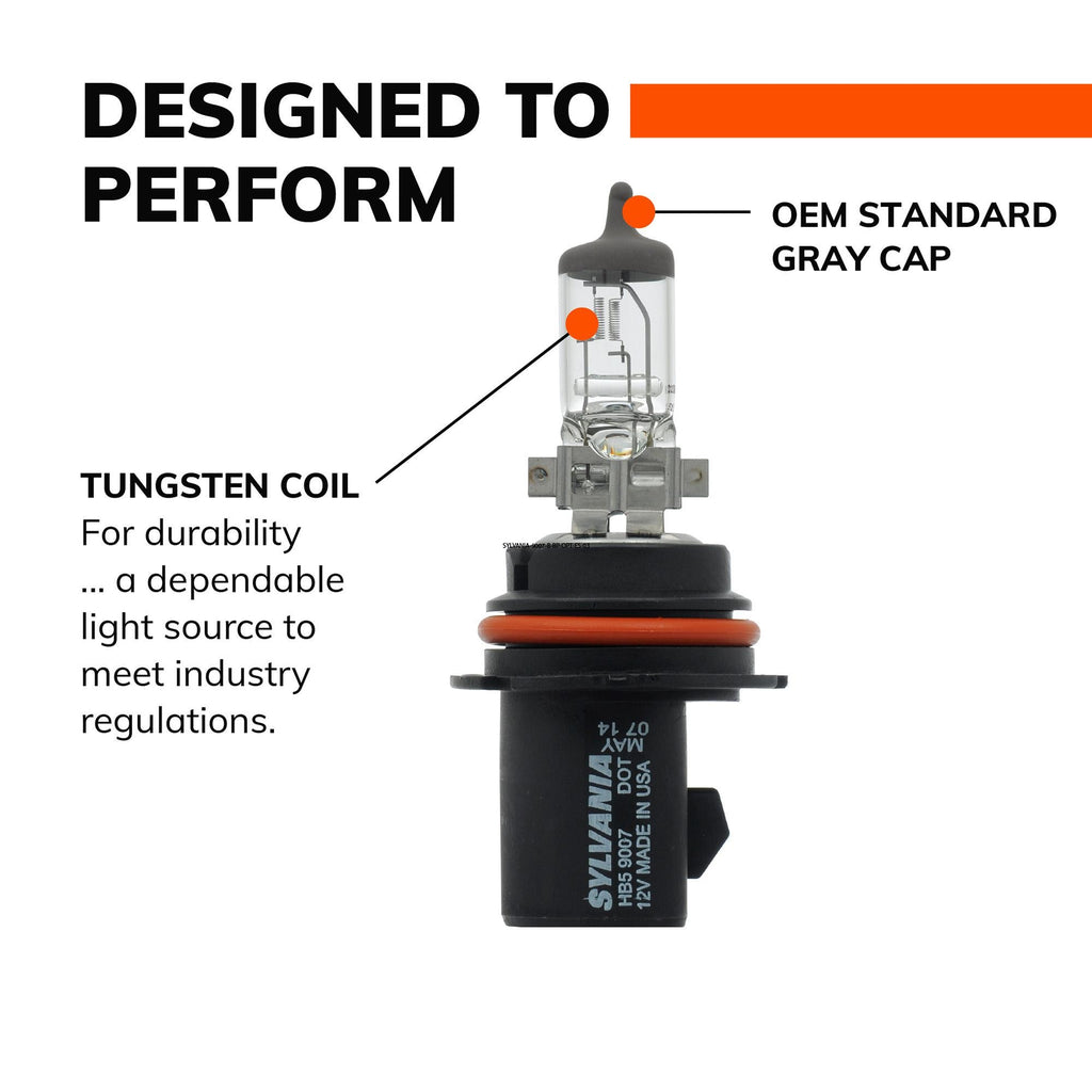 Sylvania Basic Headlight Bulb 9007-2