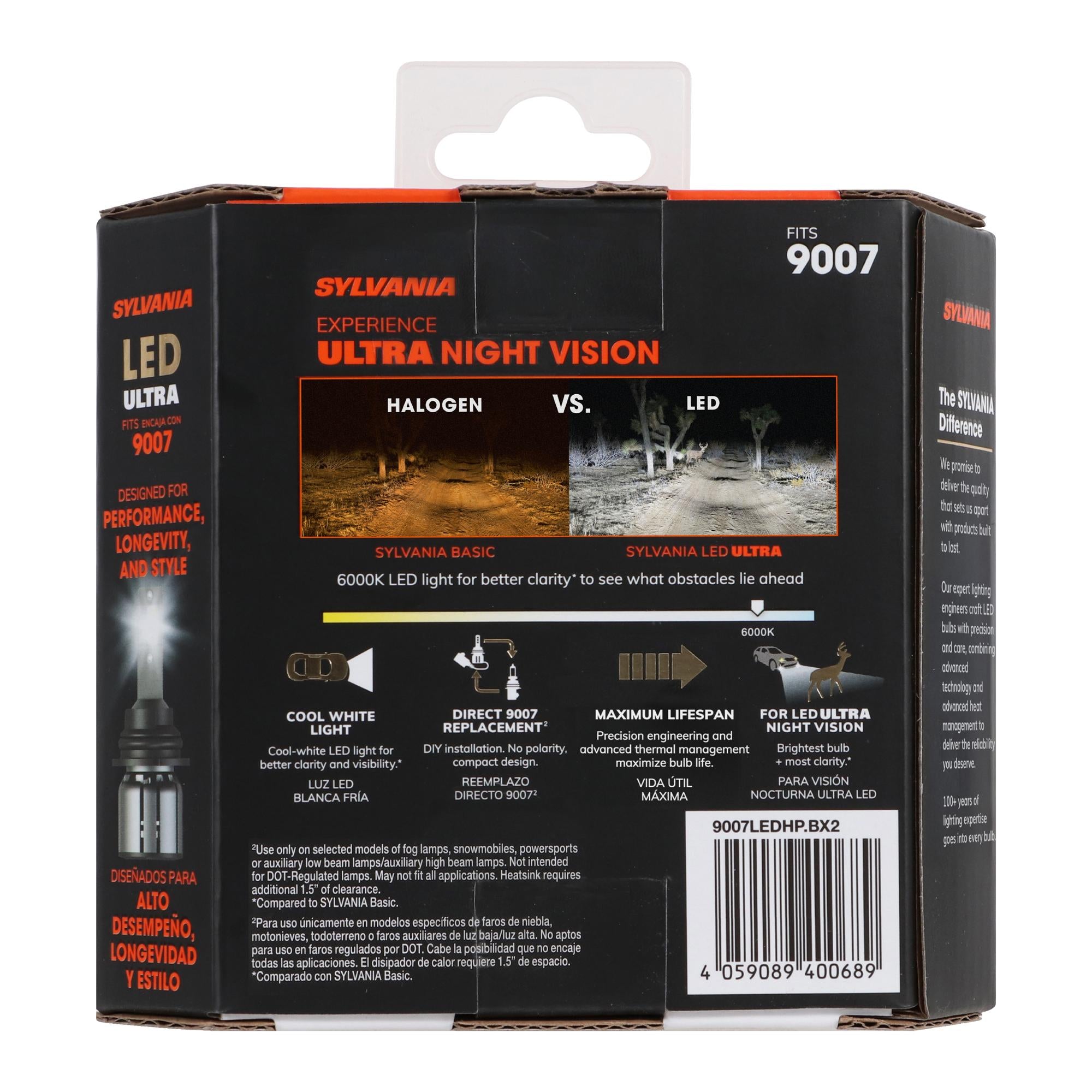 Sylvania LED Ultra Bulb 9007LEDHPBX2