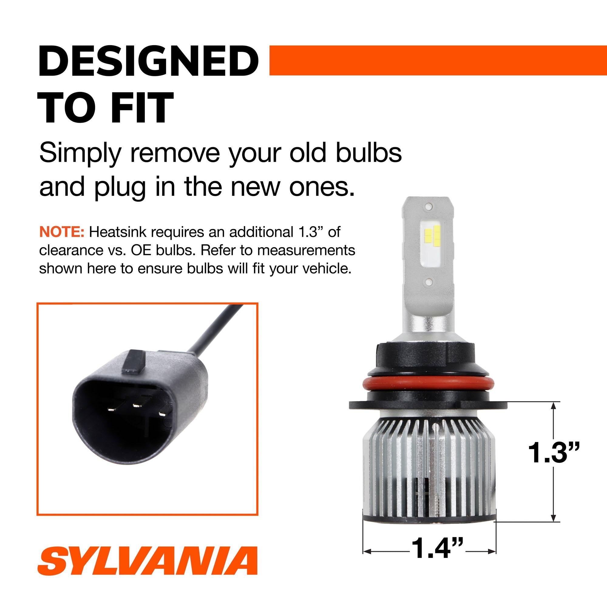 Sylvania LED Bulb 9007LEDSPBX2