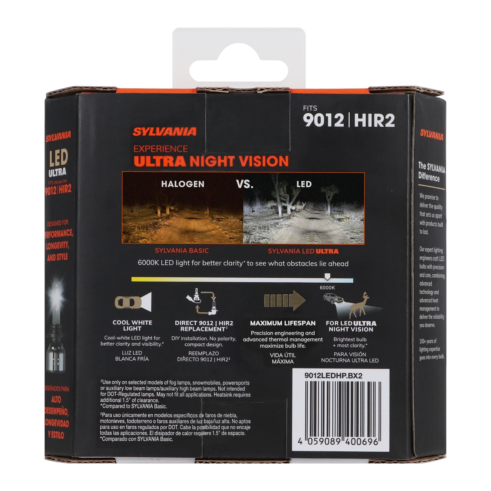 Sylvania LED Ultra Bulb 9012LEDHPBX2
