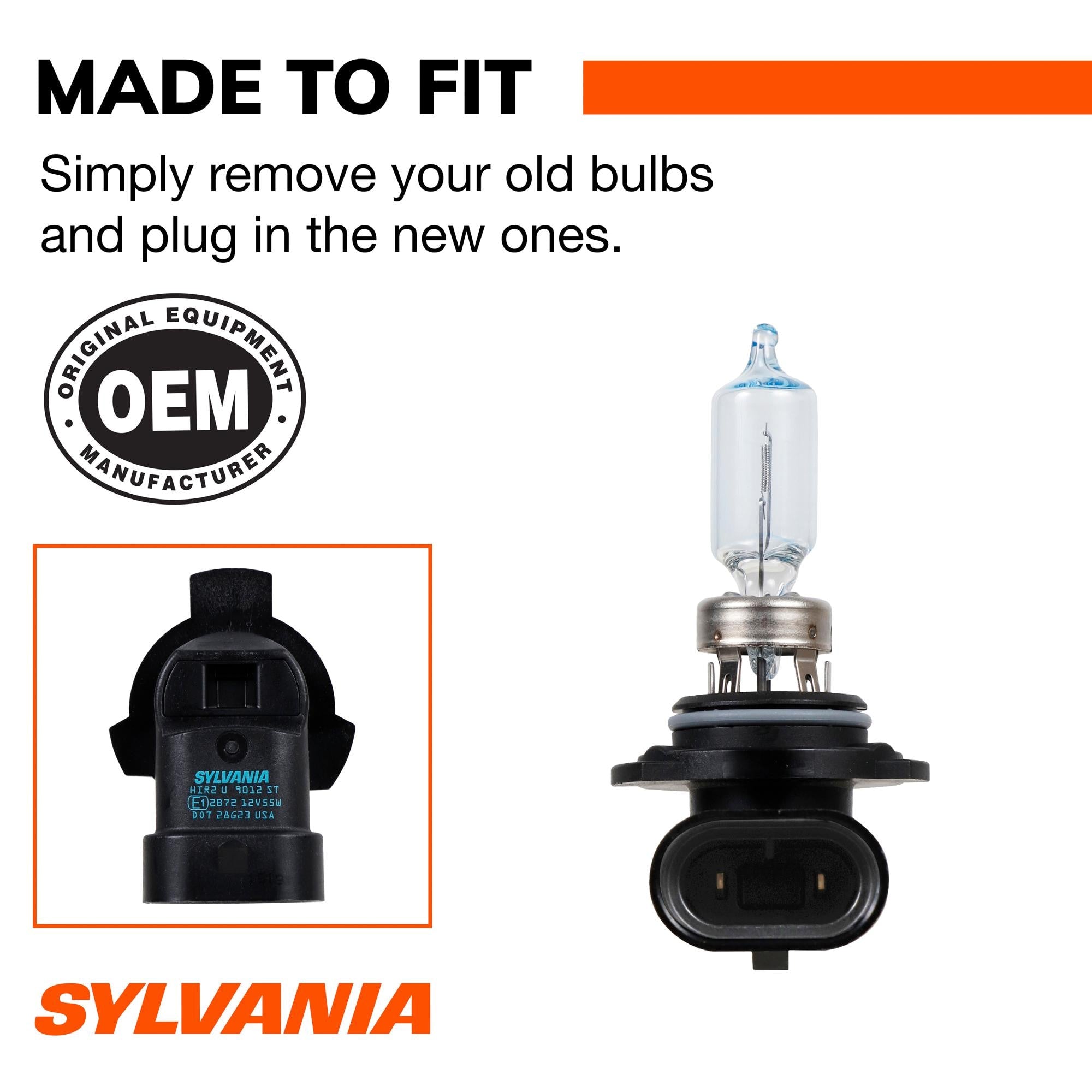 SilverStar Headlight and Fog Light Bulb 9012ST