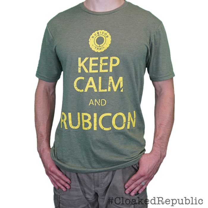 #CloakedRepublic "Keep Calm & Rubicon" Tri-Blend T-Shirt