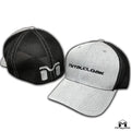 MetalCloak Mesh Back Black / Heather Grey Ball Cap, Richardson Flex Fit
