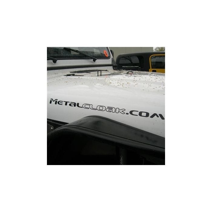 Black MetalCloak.com 26" Premium Vinyl Decal