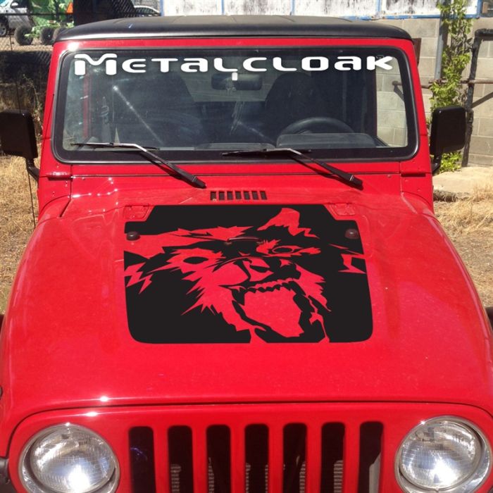 MetalCloak Windshield Decal