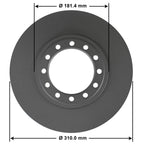 Severe Duty Disc Brake Rotor 94102SD