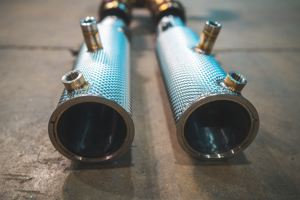 McLaren Artura Free Flow Downpipes