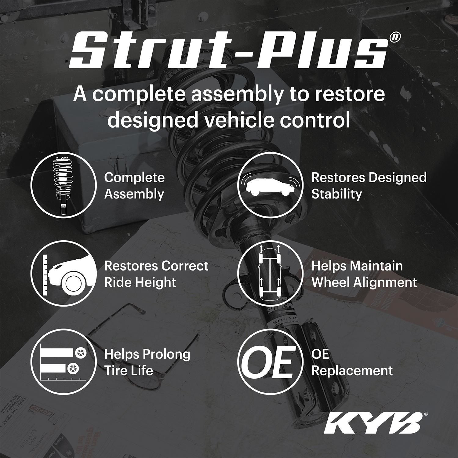 KYB Plus Strut Assembly ASR4617