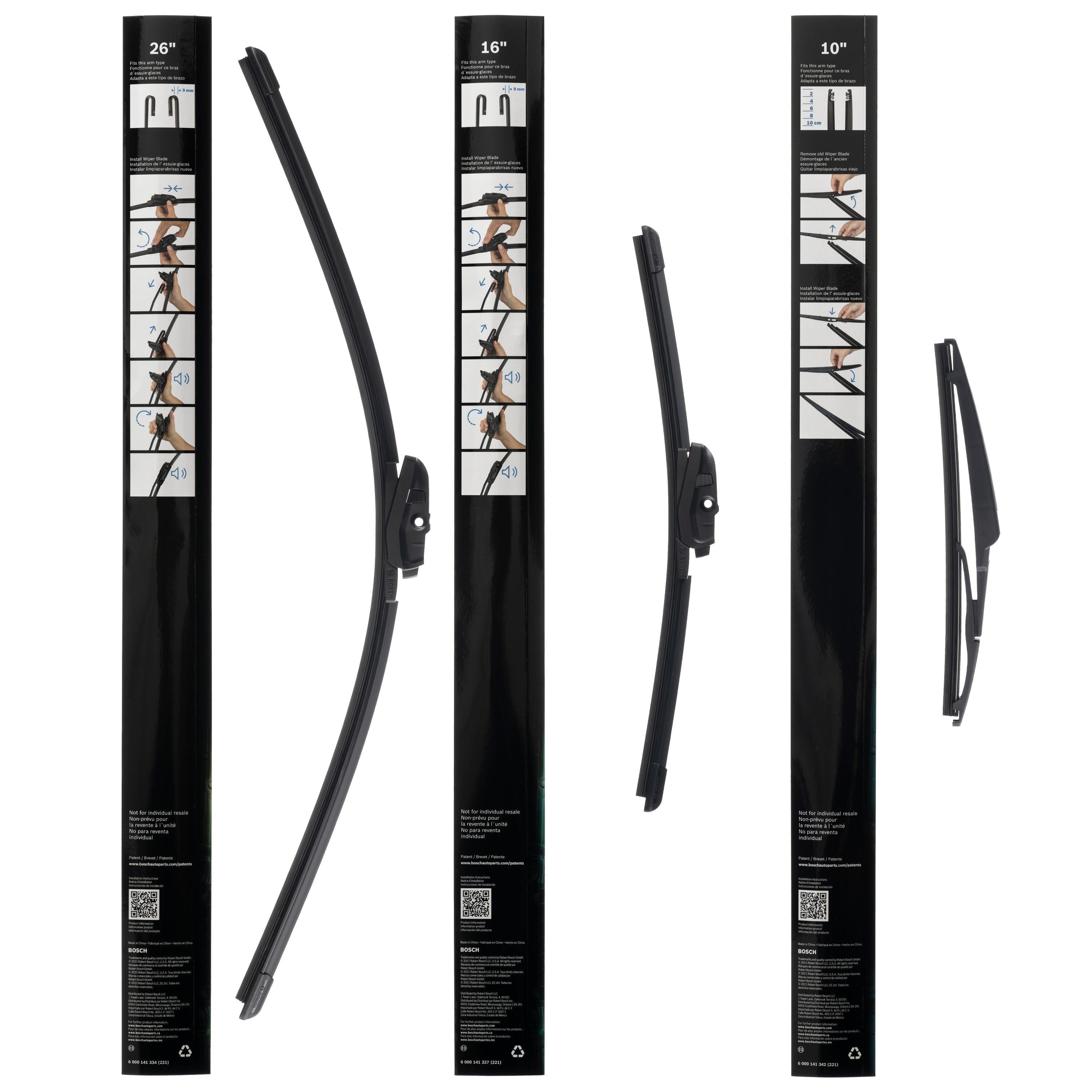 Bosch 26in and 16in Wiper Blade Set B36004