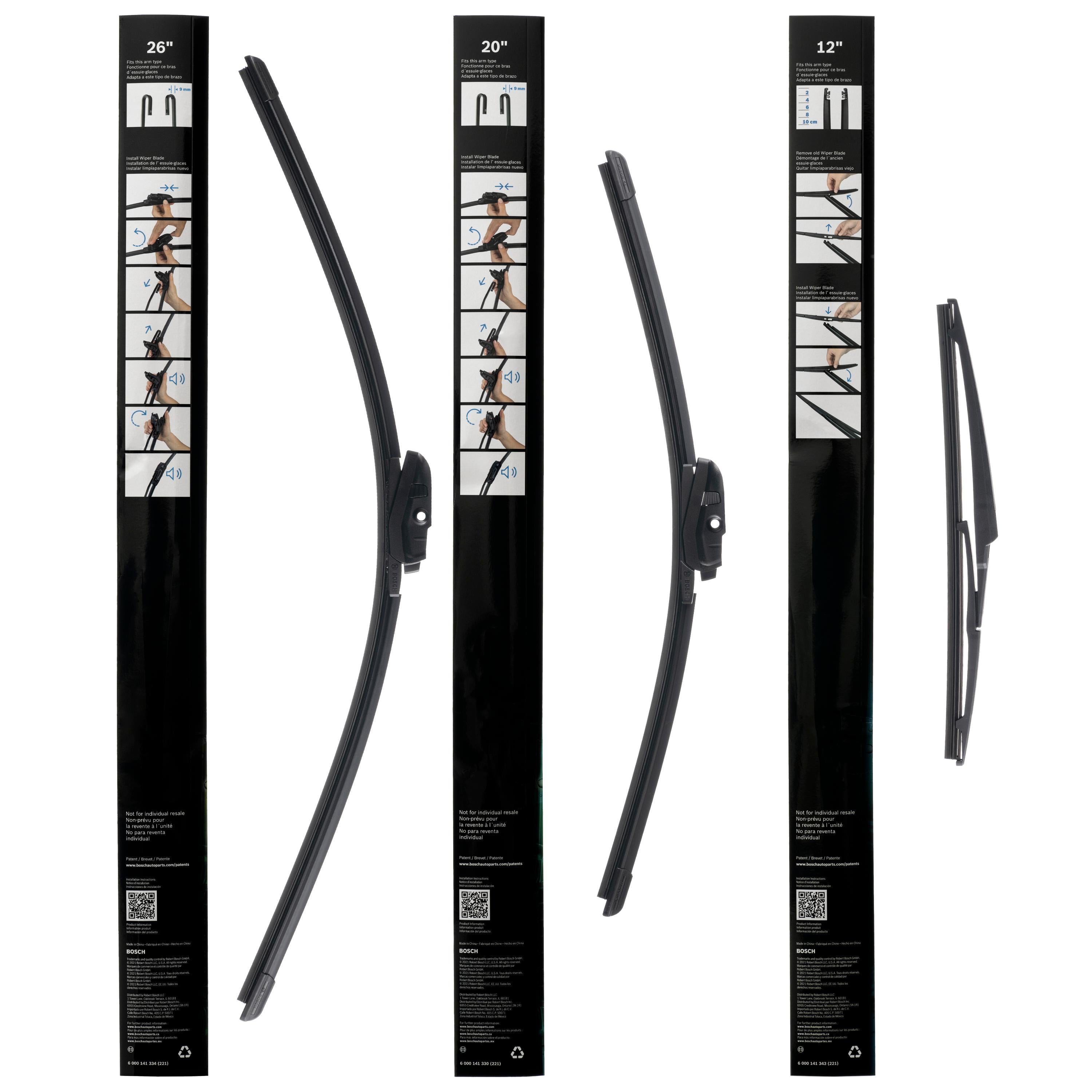 Bosch 26in and 20in Wiper Blade Set B36006