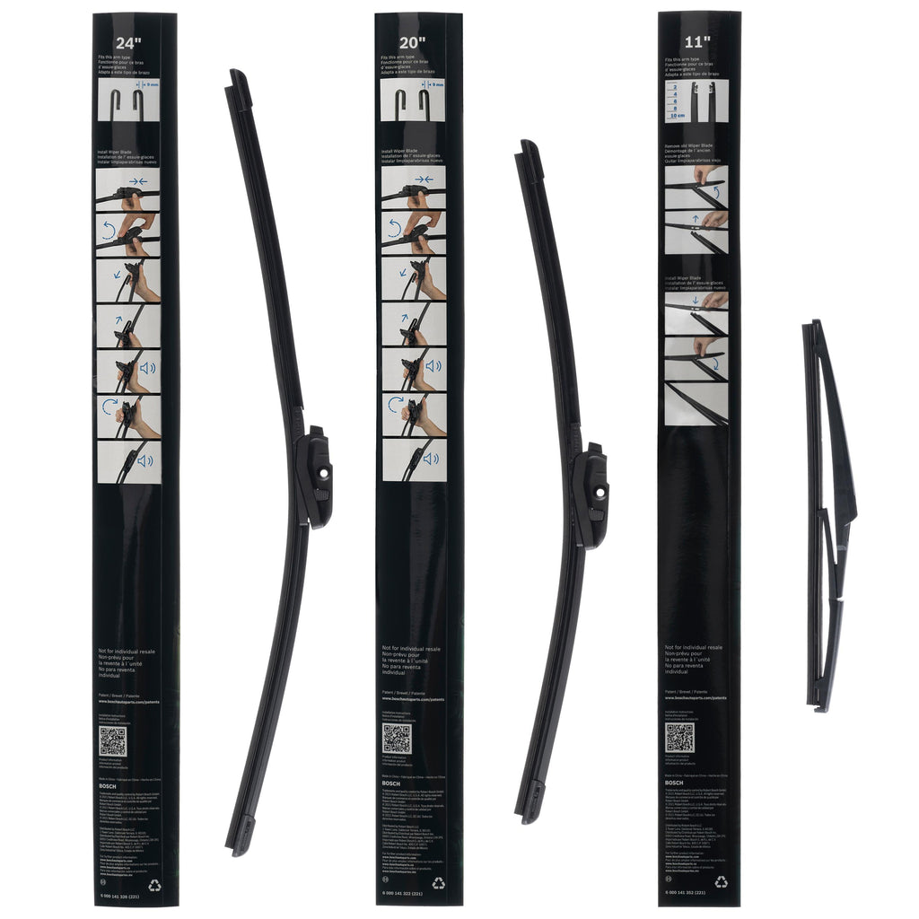 Bosch 24in and 20in Wiper Blade Set B36018