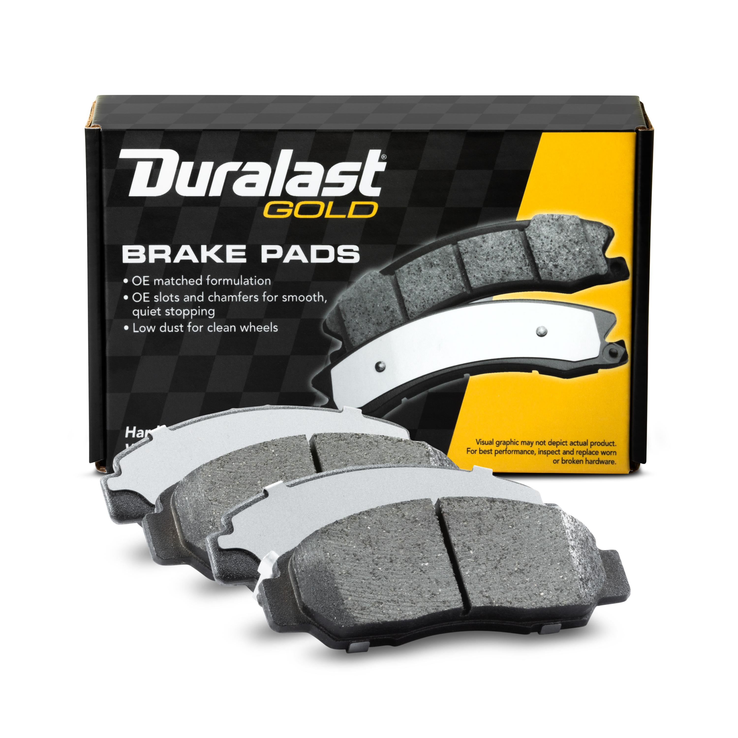 Gold Ceramic Disc Brake Pad Set DG1276